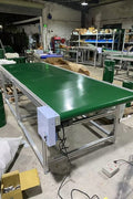 PVC Belt Conveyor with Electric Aluminum Frame – 3M & 5M Length Options