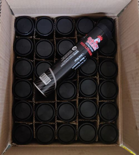 Red Lithium Grease 14 oz Tube
Grease tube close-up with red branding
Open grease container showing product texture
Bulk box packaging for 30-pack
High-capacity grease barrel for industrial use