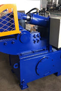 “250 Ton Scrap Metal Hydraulic Shear – front view”

“Industrial alligator shear cutting heavy-duty scrap”

“Blue hydraulic shear machine for metal recycling”