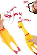 New Screaming Rubber Chicken Toy – Funny Squeaky Squawking Chicken for Kids, Pets & Gag Gifts RBCH - with | Sold by Uncle Wiener's Wholesale