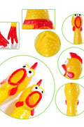 New Screaming Rubber Chicken Toy – Funny Squeaky Squawking Chicken for Kids, Pets & Gag Gifts RBCH - with | Sold by Uncle Wiener's Wholesale