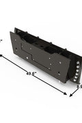 Hydraulic tilt rotator plate mounted on skid steer
Close-up of HTMP1220 rotator plate construction
Top-down view of tilt functionality
HTMP1220 plate attachment with hydraulic hoses
Universal quick attach on HTMP1220 unit