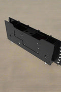 Hydraulic tilt rotator plate mounted on skid steer
Close-up of HTMP1220 rotator plate construction
Top-down view of tilt functionality
HTMP1220 plate attachment with hydraulic hoses
Universal quick attach on HTMP1220 unit