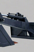 Skid steer backhoe digging bucket with fixed arm and cast teeth

Second Image: Side angle of heavy-duty fixed arm digging bucket

Third Image: Skid steer bucket attached to loader arm in operating position