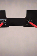 Quick Attach Skid Steer Hay Spear with Frame – Angled View (SSBFQMP45)