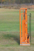 Skid steer hay accumulator with 24 hooks
Bale grab attachment for 8 to 10 rectangular bales
Heavy-duty hay grapple for skid steer loader
Orange steel bale accumulator attachment
Universal mount hay handling tool