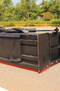 New Skid Steer Manure Pusher Attachment – 72 to 118 Working Width Heavy - Duty Scraper Livestock Waste Cleaner SU22502 - with | Sold by Uncle Wiener's Wholesale