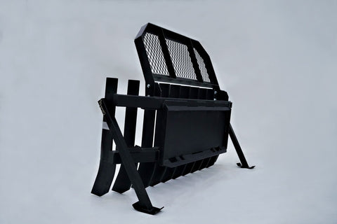 New Skid Steer Rake Screen Attachment – 70 Weed & Brush Clearing Tool with Protective Mesh SU22501 - with | Sold by Uncle Wiener's Wholesale