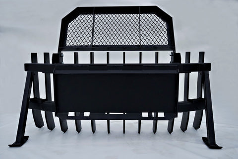 New Skid Steer Rake Screen Attachment – 70 Weed & Brush Clearing Tool with Protective Mesh SU22501 - with | Sold by Uncle Wiener's Wholesale