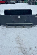 96 inch snow and mulch tractor bucket with high volume sides
Heavy-duty steel Euro mount tractor bucket attachment
Side view of high-capacity snow bucket for tractors
Reinforced tractor bucket with 12mm cutting edge
Global Euro bucket attachment for snow and mulch