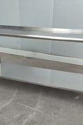 Stainless steel rolling work table with locking wheels – front view

48-inch stainless steel prep station with under-shelf and casters

72-inch commercial kitchen table with wheels – side angle

Mobile food service prep table with heavy-duty design

Industrial stainless table in warehouse environment