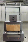 Thermal shrink wrap machine front view – model 112520
Heat tunnel system for shrink packaging – side view
Compact commercial shrink wrap unit with control panel
Quartz tube heat system for shrink wrap films
POF shrink film heat tunnel packing machine