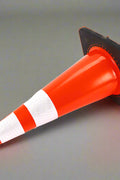 Orange 18 inch traffic cone with reflective ring
Base view of stackable PVC road safety cone
Set of traffic cones lined up on construction site
High-visibility reflective safety cone (28 inch)
Side view of TTC218 and TTC228 traffic cones