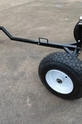 ATV trailer dolly with adjustable hitch – 800 lb capacity and 30-inch wide base for towing trailers