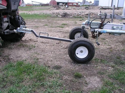 ATV trailer dolly with adjustable hitch – 800 lb capacity and 30-inch wide base for towing trailers