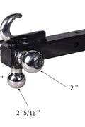 Triple Ball Hitch with Hook – 2” Receiver Mount (HB002)
Trailer Hitch with Chrome Balls and Hook – Side View
Heavy-Duty Hitch Ball Combo with Tow Hook – Rear Angle
3-Way Trailer Ball Mount with Hook – Top View