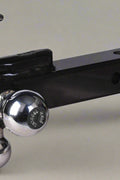 Triple Ball Hitch with Hook – 2” Receiver Mount (HB002)
Trailer Hitch with Chrome Balls and Hook – Side View
Heavy-Duty Hitch Ball Combo with Tow Hook – Rear Angle
3-Way Trailer Ball Mount with Hook – Top View