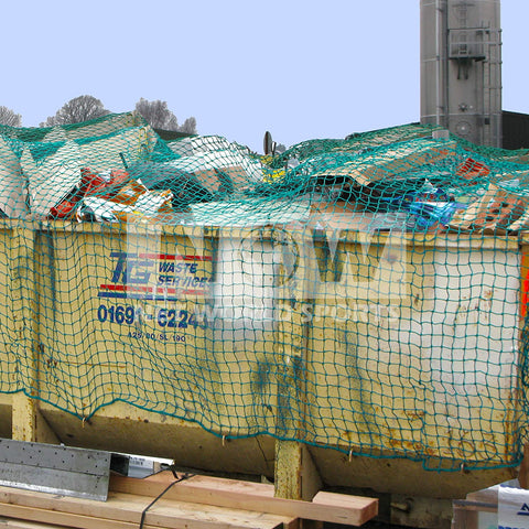Heavy-Duty Cargo Net Securing Trailer Load – 12x8 ft with Hooks

Green Waste Load Covered by Bungee Truck Net in Trailer

Cargo Net Spread Over Pickup Truck with Reinforced Hooks

Close-Up of Nylon Cargo Net Mesh and Hook Connection

Rolled Heavy-Duty Load Net with Hook Attachments Displayed