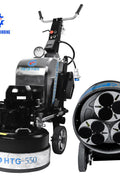 HTG-550 floor grinder front angle

Planetary concrete grinder industrial use

HTG grinder with dust shroud and handles

Concrete floor polishing machine

Three-head floor surface grinder HTG-550