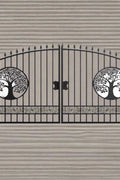 Wrought Iron Black Driveway Gate Set

Decorative Iron Entry Gates for Farm and Ranch

Durable Wrought Iron Gates – Deer Design

Heavy-Duty Black Iron Gates for Estate Entrance

Tree of Life Wrought Iron Entry Gate Design
