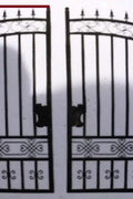 Wrought Iron Black Driveway Gate Set

Decorative Iron Entry Gates for Farm and Ranch

Durable Wrought Iron Gates – Deer Design

Heavy-Duty Black Iron Gates for Estate Entrance

Tree of Life Wrought Iron Entry Gate Design