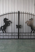 Wrought Iron Black Driveway Gate Set

Decorative Iron Entry Gates for Farm and Ranch

Durable Wrought Iron Gates – Deer Design

Heavy-Duty Black Iron Gates for Estate Entrance

Tree of Life Wrought Iron Entry Gate Design