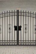 Wrought Iron Black Driveway Gate Set

Decorative Iron Entry Gates for Farm and Ranch

Durable Wrought Iron Gates – Deer Design

Heavy-Duty Black Iron Gates for Estate Entrance

Tree of Life Wrought Iron Entry Gate Design