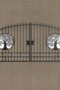 Wrought Iron Black Driveway Gate Set

Decorative Iron Entry Gates for Farm and Ranch

Durable Wrought Iron Gates – Deer Design

Heavy-Duty Black Iron Gates for Estate Entrance

Tree of Life Wrought Iron Entry Gate Design