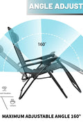 Zero Gravity Recliner Chair – Black Outdoor Folding Seat

Foldable Recliner Chair for Camping & Patios

Side View of Adjustable Outdoor Lounge Chair

Reclining Position Display – Zero Gravity Outdoor Chair

Compact Folded Recliner Chair – Easy to Transport

Weather-Resistant Mesh Lounge Chair – Zero Gravity Design