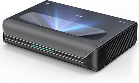 NexiGo Aurora Pro, Ultra Short Throw 4K Tri - Color Laser Projector, 2400 Lumens, Screen Adoption, Dynamic Laser Dimming, Dolby Vision & Atoms, HDR10+, HLG, Active 3D, 60W Speakers, UST Laser TV - with | Sold by Uncle Wiener's Wholesale