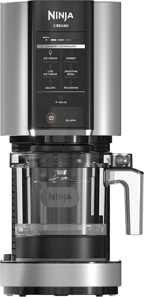 Ninja NC301C, CREAMi Ice Cream, Gelato, Milkshake, Sorbet, Smoothie Bowl, and Lite Ice Cream Maker, 7 One - Touch Programs (Canadian Version), 16oz - with | Sold by Uncle Wiener's Wholesale
