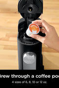 Ninja PB040C Pods & Grounds Single - Serve Coffee Maker, K - Cup Pod Compatible, 56 - oz. Reservoir, Iced Coffee Maker, Black - with | Sold by Uncle Wiener's Wholesale