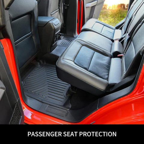 OEDRO Floor Mats Compatible with 2005 - 2015 Toyota Tacoma Double Cab, Custom Fit Front & 2nd Seat 2 Row Floor Liner Set - Black TPE All - Weather Guard - with | Sold by Uncle Wiener's Wholesale