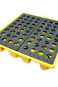 Oil Spill Containment Tray Pallet – Leak - Proof Barrel Storage Solution (SKU 216458) - with | Sold by Uncle Wiener's Wholesale