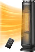 Pelonis Space Heater Portable for Indoor Use, 23 Inch Electric Heater with remote for Bedroom, 1500W PTC Fan Heater with Overheating& tip - over Protection, Quiet, Energy Efficient, 70°Oscillating - with | Sold by Uncle Wiener's Wholesale