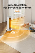 PELONIS Up to 1500 - Watt Ceramic Tower Indoor Electric Space Heater with Thermostat and Remote Included - with Color/Finish Family: White | Sold by Uncle Wiener's Wholesale