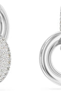 Pendientes de aro Swarovski Dextera 5671807 Bucle, Argent sterling - with | Sold by Uncle Wiener's Wholesale