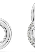 Pendientes de aro Swarovski Dextera 5671807 Bucle, Argent sterling - with | Sold by Uncle Wiener's Wholesale