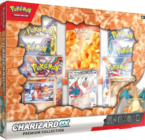 Pokemon TCG: Charizard ex Premium Collection - with Red, Black | Sold by Uncle Wiener's Wholesale