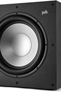 Polk Monitor XT12 Powered Sub Woofer dynamique équilibré 30,5 cm et amplificateur de classe A/B 100 W, armoire MDF à faible résonance et grille amovible, compatible Dolby Atmos et DTS:X, noir nuit - with | Sold by Uncle Wiener's Wholesale