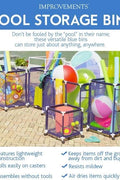 Pool Noodle Organizer / Storage Cart - with Multicolor | Sold by Uncle Wiener's Wholesale