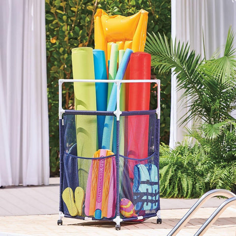 Pool Noodle Organizer / Storage Cart - with Multicolor | Sold by Uncle Wiener's Wholesale