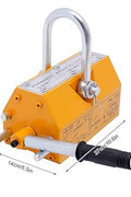 PORTABLE HEAVY - DUTY MAGNETIC PLATE LIFTER – CRANE HOIST FOR STEEL & METAL HANDLING - with 2000 KG | Sold by Uncle Wiener's Wholesale