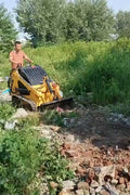 “T380 compact skid steer loader with rubber tracks”

“T460 mini tracked loader for landscaping and excavation”

“Heavy-duty skid steer with universal quick attach plate”

“Tracked compact construction loader in yellow”