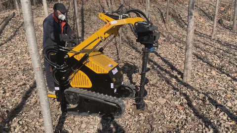 “T380 compact skid steer loader with rubber tracks”

“T460 mini tracked loader for landscaping and excavation”

“Heavy-duty skid steer with universal quick attach plate”

“Tracked compact construction loader in yellow”