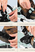 Retrospec Drifter Snowshoe for Men & Women - Aluminum Frames & a Double - Rachet Binding System - Lightweight All Terrain Snow Shoes with Heel Lifters & Pivot System - 21" Winter Mint - with Winter Mint | Sold by Uncle Wiener's Wholesale