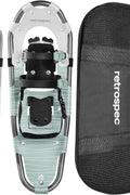 Retrospec Drifter Snowshoe for Men & Women - Aluminum Frames & a Double - Rachet Binding System - Lightweight All Terrain Snow Shoes with Heel Lifters & Pivot System - 21" Winter Mint - with Winter Mint | Sold by Uncle Wiener's Wholesale