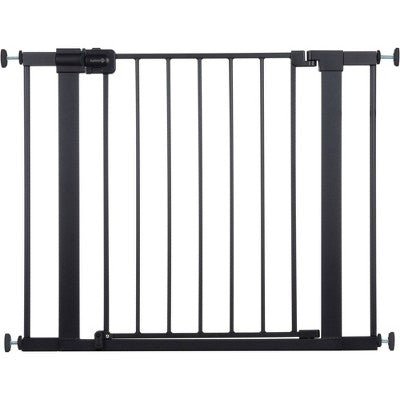 Safety 1st Easy Install Walk Through Baby Gate - Black - with Dimensions (Overall): 29 Inches (L), 28 Inches (H), 1 Inches thick | Sold by Uncle Wiener's Wholesale