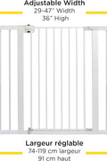 Safety 1st Tall and Wide Easy Install Gate - White - with | Sold by Uncle Wiener's Wholesale