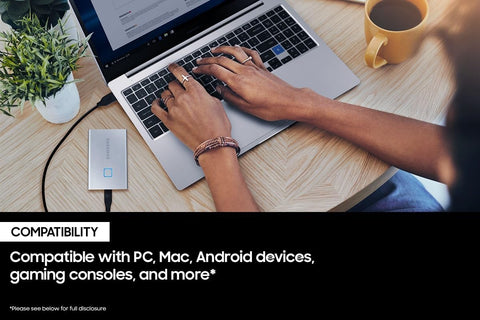 Samsung T7 Touch Portable SSD (MU - PC2T0K/WW) Black 2TB - with | Sold by Uncle Wiener's Wholesale